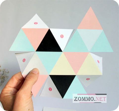 Как делается геометрическая коробочка из бумаги