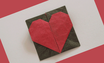 Оригами сердце-коробочка на День святого Валентина