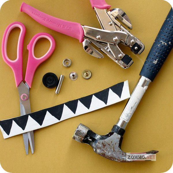 Инструменты и материалы для создания браслета с узорами