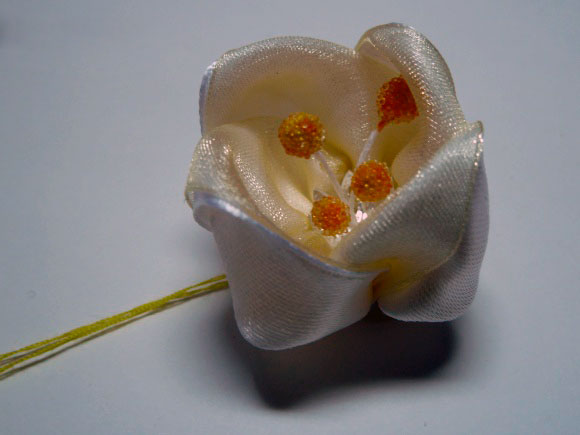 Цветы канзаши - тюльпан своими руками