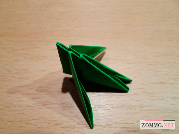 Оригами модули для елки