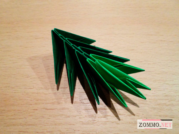 Оригами модули для елки