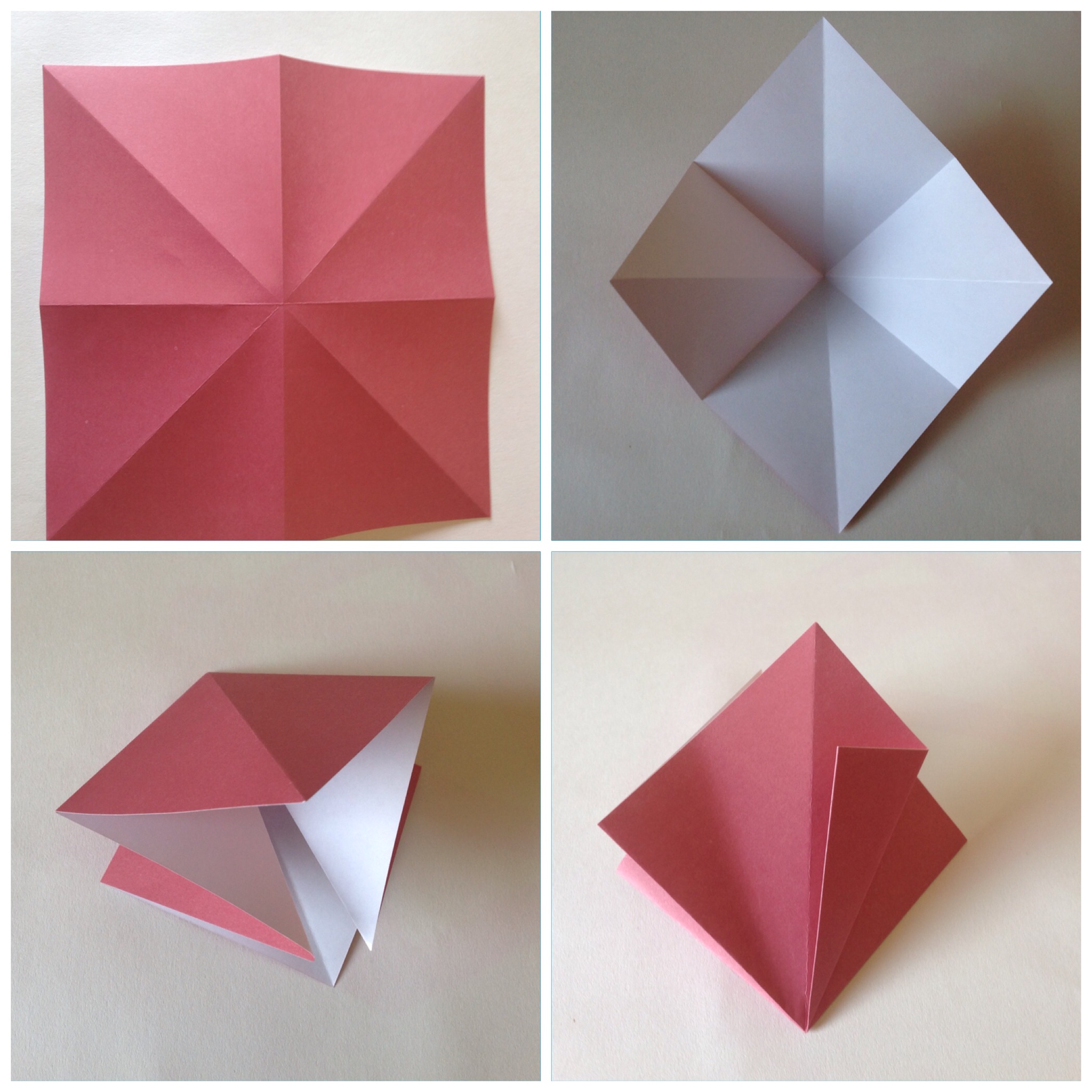 Мобиль оригами-сложите в ромб