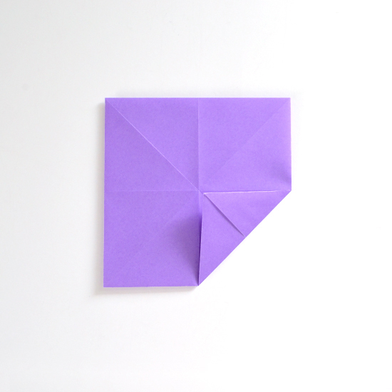 Абажур оригами-снова заверните углы