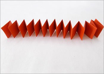 Блокнот оригами-скрепите клеем