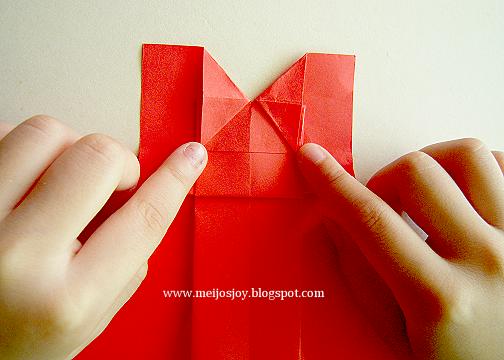 Платье оригами-сформируйте декольте