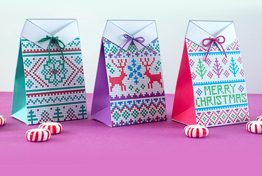 🎁 Делаем своими руками очаровательные и такие нужные подарочные коробки на Новый Год