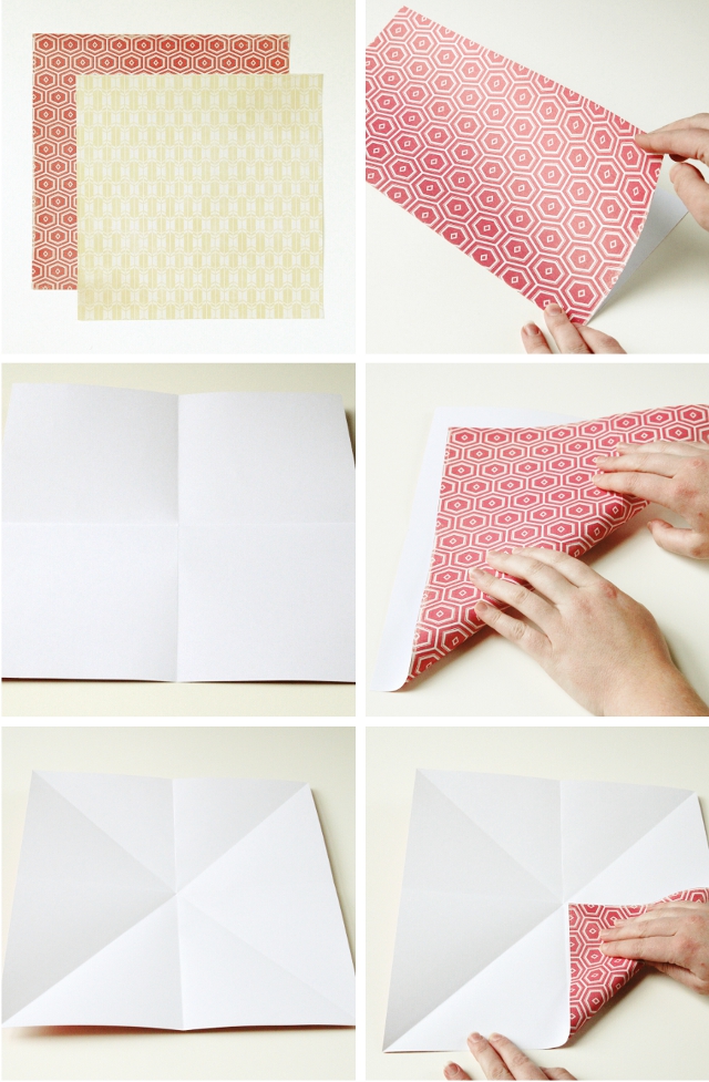 Оригами коробочка для подарка-сделайте складки