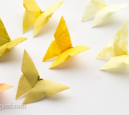 Как сделать бабочку из бумаги оригами
