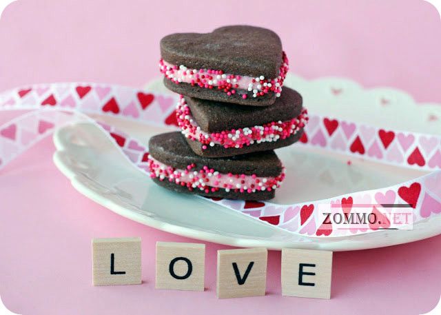 Шоколадное печенье LOVE