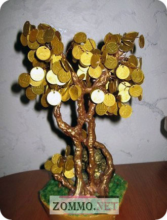 Топиарий денежное дерево: мастер-класс