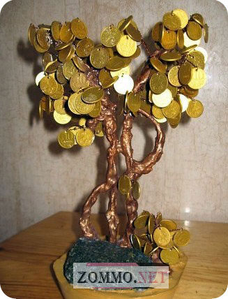 Три варианта изготовления символа богатства денежного дерева своими руками