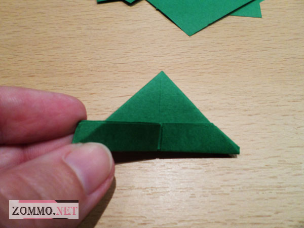 Треугольник из бумаги