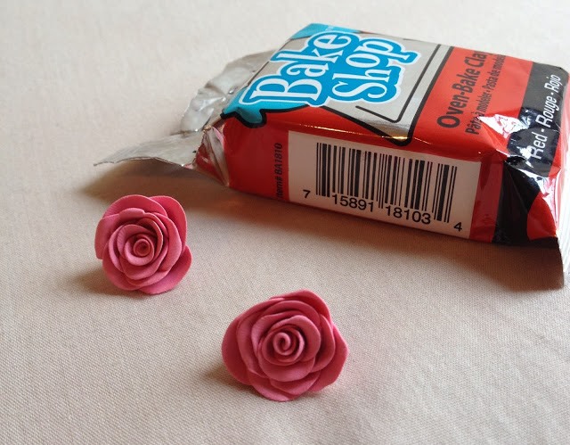 Букет из полимерной глины-готовые розы