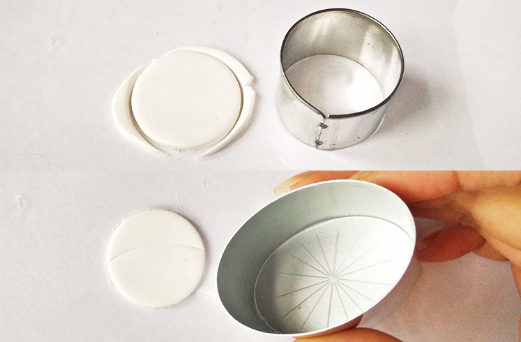 Брошь из полимерной глины-сделайте круг