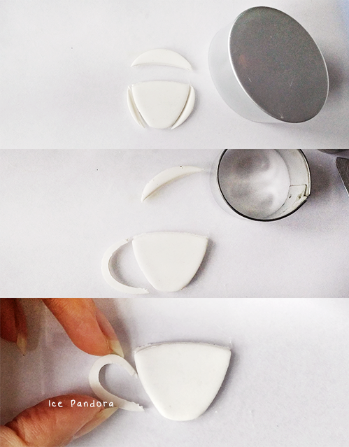 Брошь из полимерной глины-сделайте чашечку