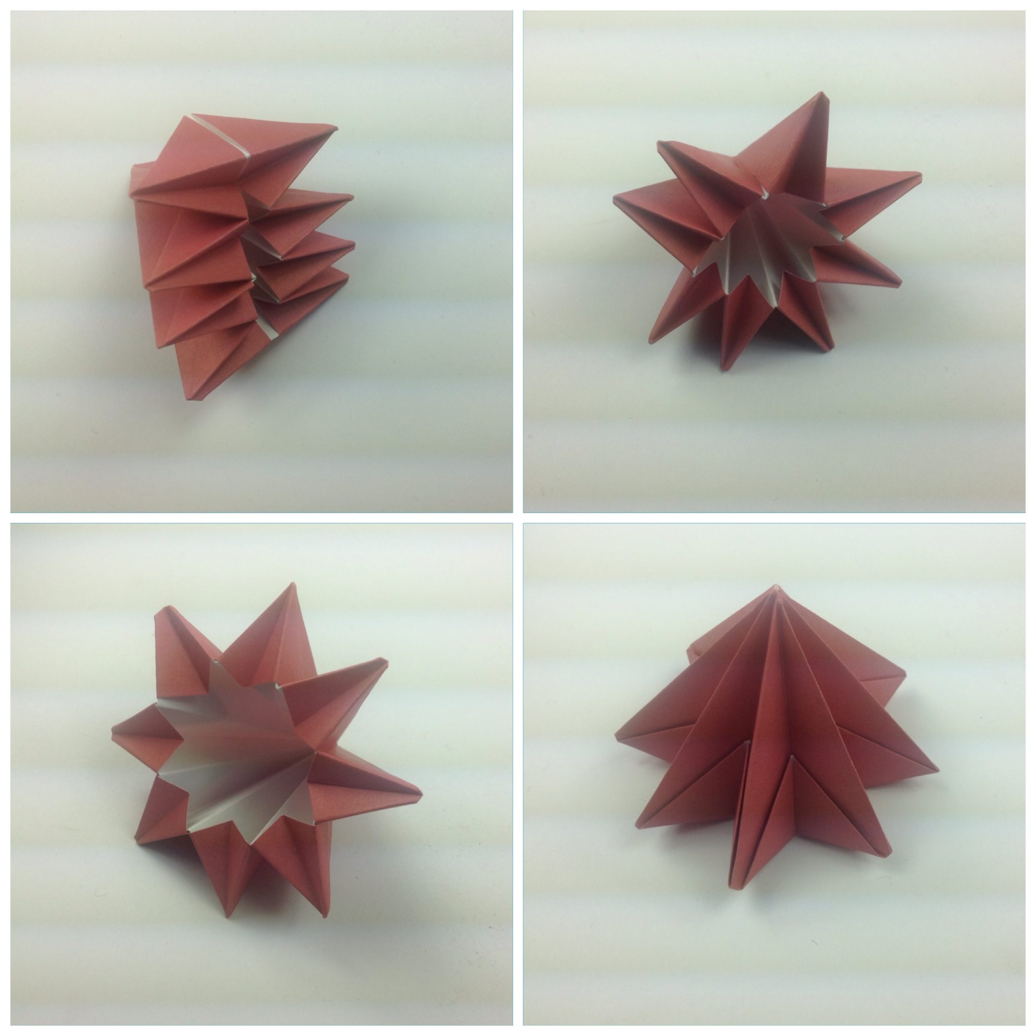 Мобиль оригами-расправьте кристалл