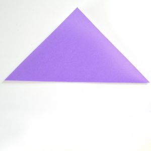Абажур оригами-сложите квадрат по диагонали