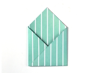 Конверт оригами-сложите углы