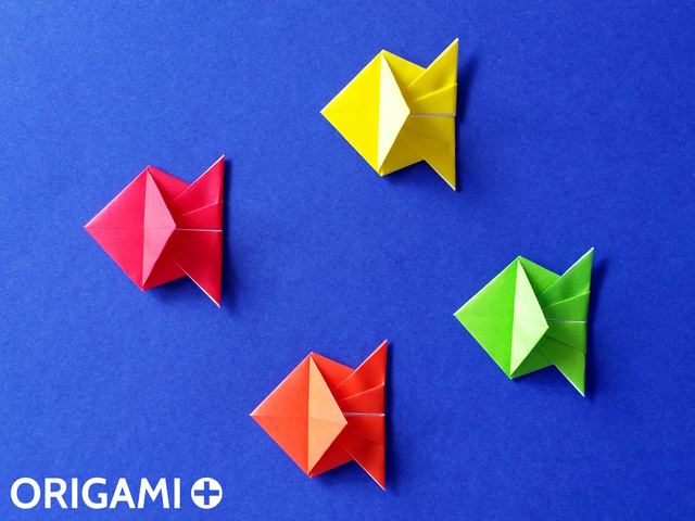 Оригами рибка своими руками