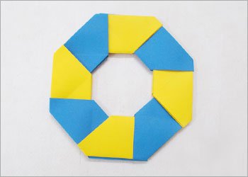 Оригами звезда ниндзя-круг готов