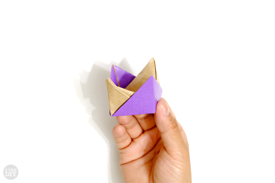 Оригами подставка для яиц своими руками