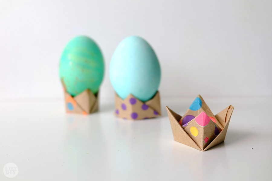 Оригами подставка для яиц своими руками
