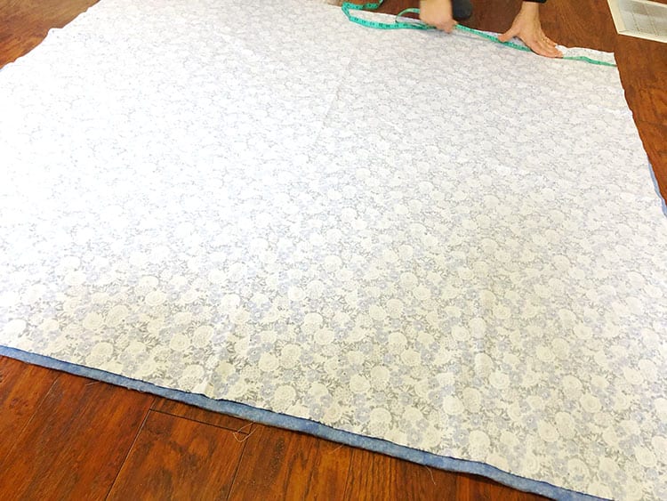 Утяжелённое одеяло - удостоверьтесь, что все куски ткани имеют одинаковый размер